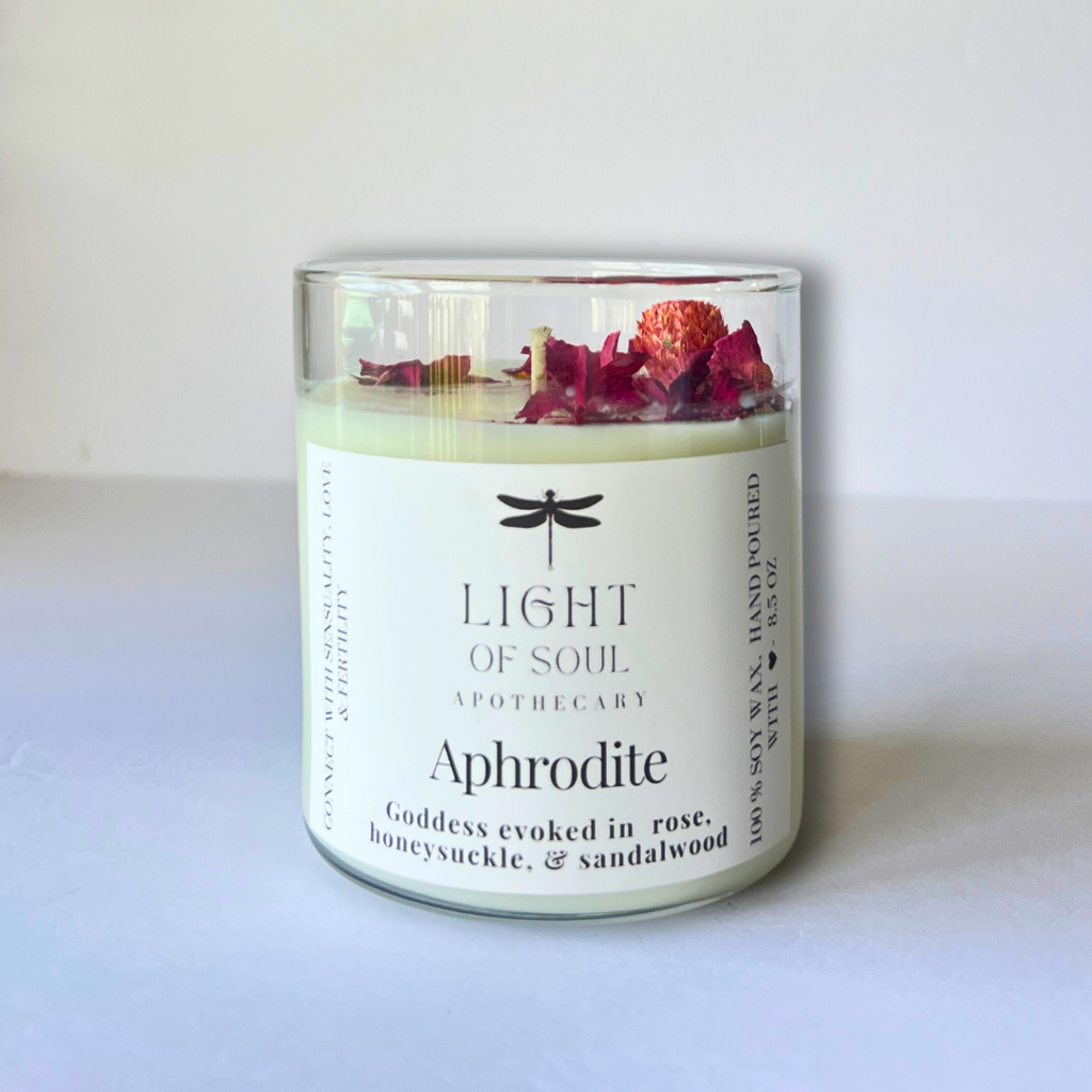 Aphrodite Goddess Soy Candle