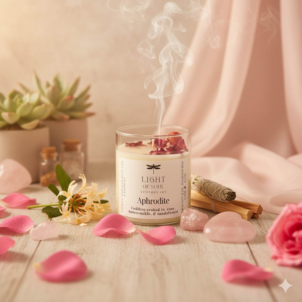 Aphrodite Goddess Soy Candle