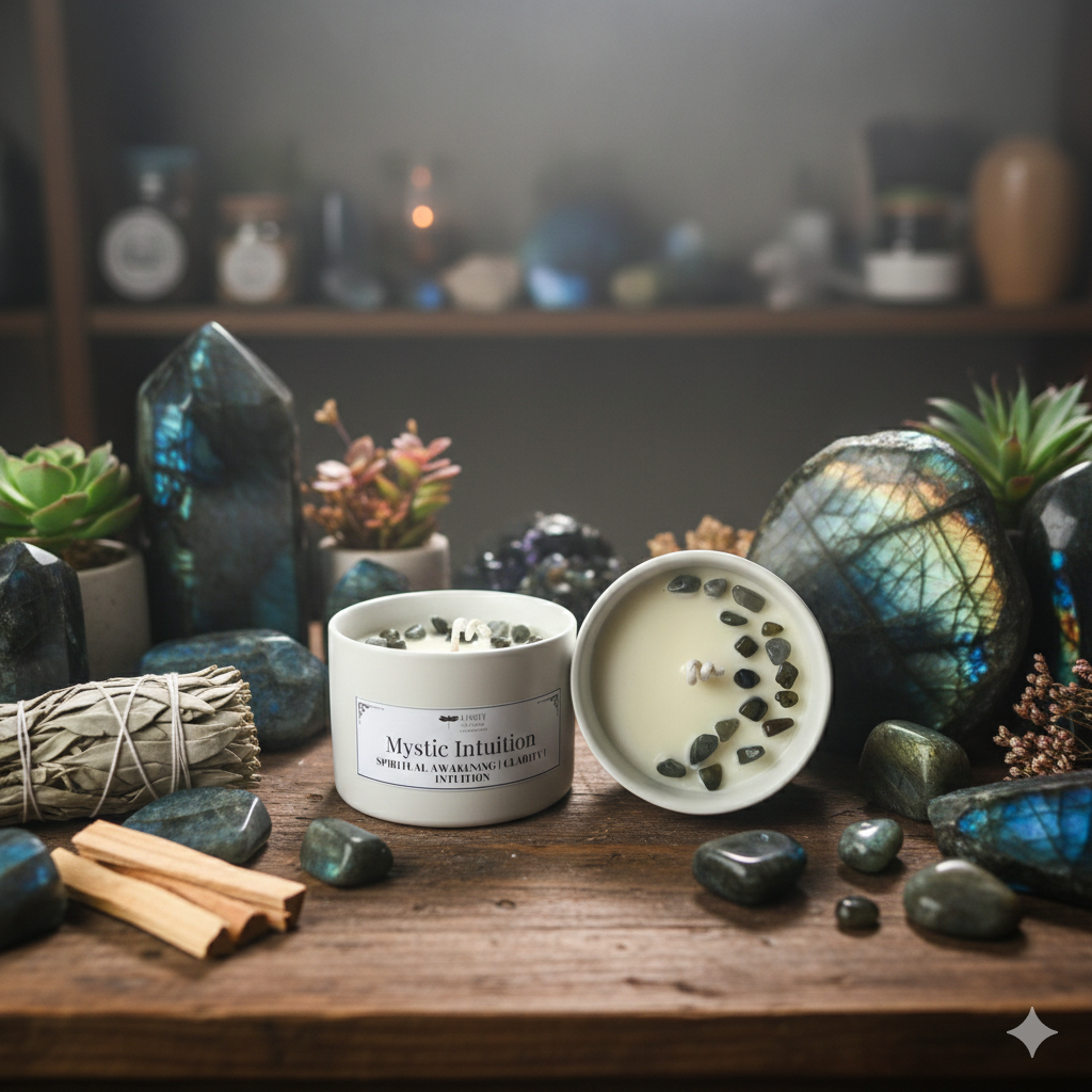 Mystic Intuition Labradorite Soy Candle