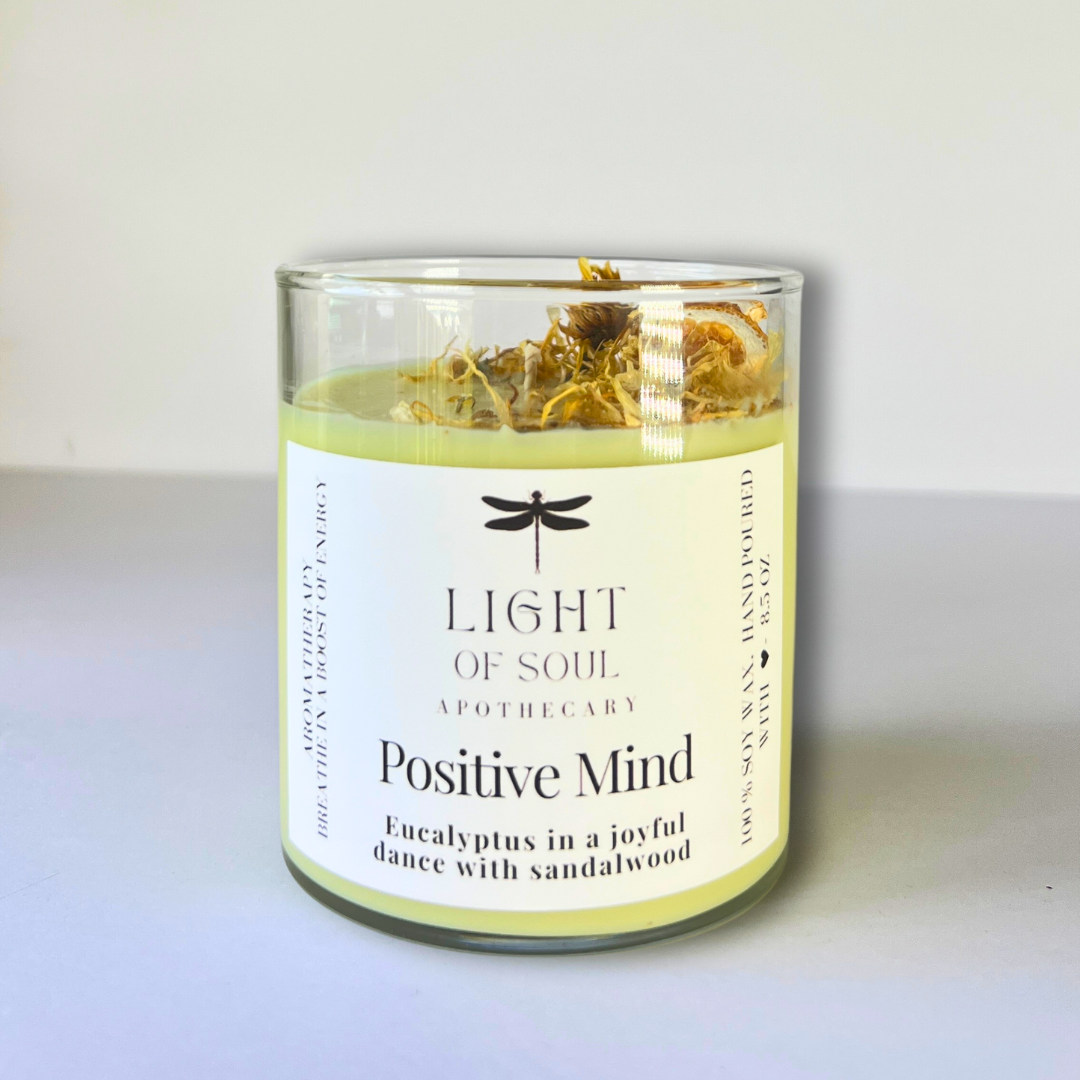 Positive Mind Soy Candle - Aromatherapy & Relaxation