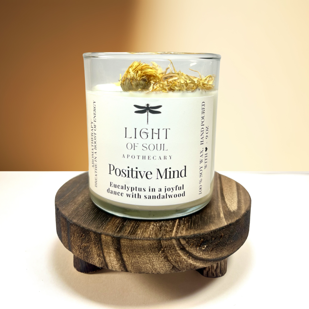Positive Mind Soy Candle - Aromatherapy & Relaxation