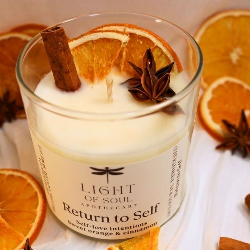 Return to Self- Aromatherapy Soy Candle