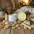 Golden Light Citrine Soy Candle