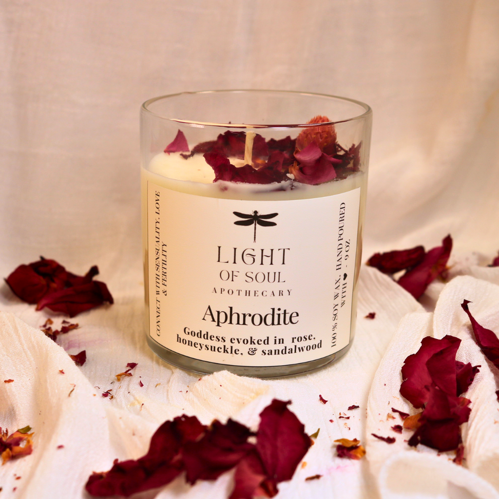Aphrodite Goddess Soy Candle