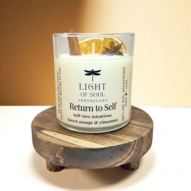 Return to Self- Aromatherapy Soy Candle